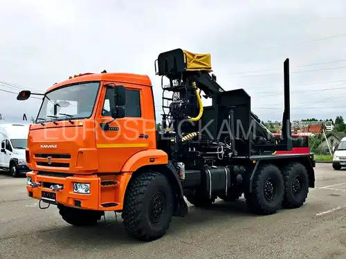 КАМАЗ 43118 лесовоз с Велмаш ВМ 10-74 (VM10L74)