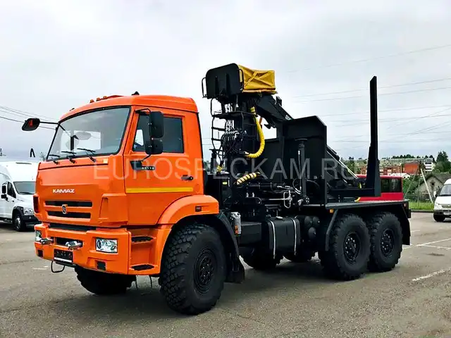 КАМАЗ 43118 лесовоз с Велмаш ВМ 10-74 (VM10L74)