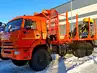 КАМАЗ 43118 сортиментовоз с Велмаш ОМТЛ-97