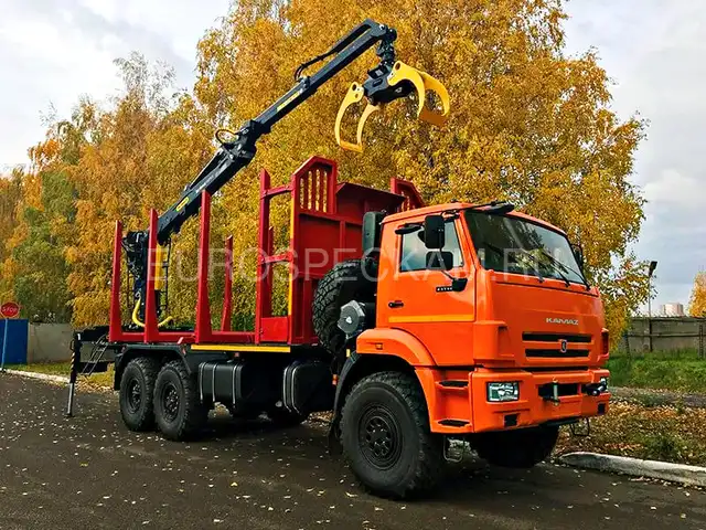 КАМАЗ 43118 сортиментовоз с Велмаш ВМ 10-86 (VM10L86)