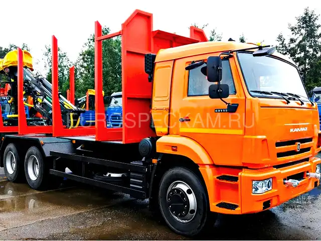 КАМАЗ 65115 сортиментовоз с Велмаш VC8L74 КАМАЗ 65115 сортиментовоз с Велмаш VC8L74