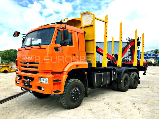 КАМАЗ 65225 лесовоз с Велмаш ВМ 10-74 (VM10L74) КАМАЗ 65225 лесовоз с Велмаш ВМ 10-74 (VM10L74)