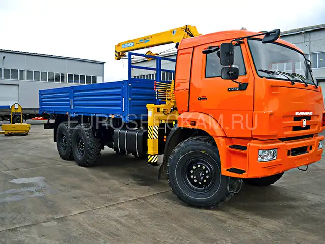 КАМАЗ 43118 бортовой с КМУ Soosan SCS 514 КАМАЗ 43118 бортовой с КМУ Soosan SCS 514