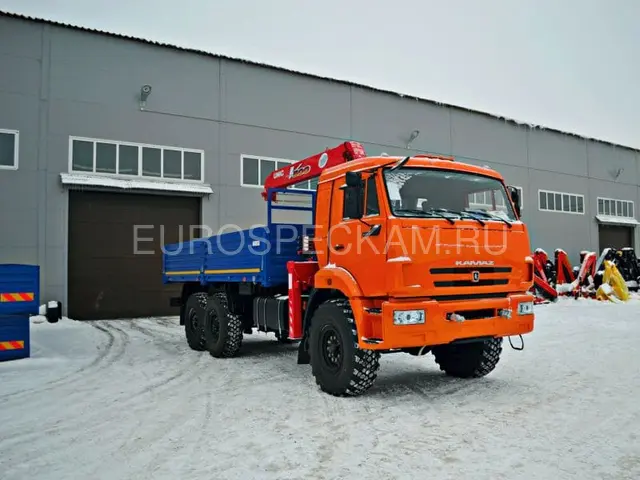 КАМАЗ 43118 бортовой с КМУ UNIC URV 504 КАМАЗ 43118 бортовой с КМУ UNIC URV 504