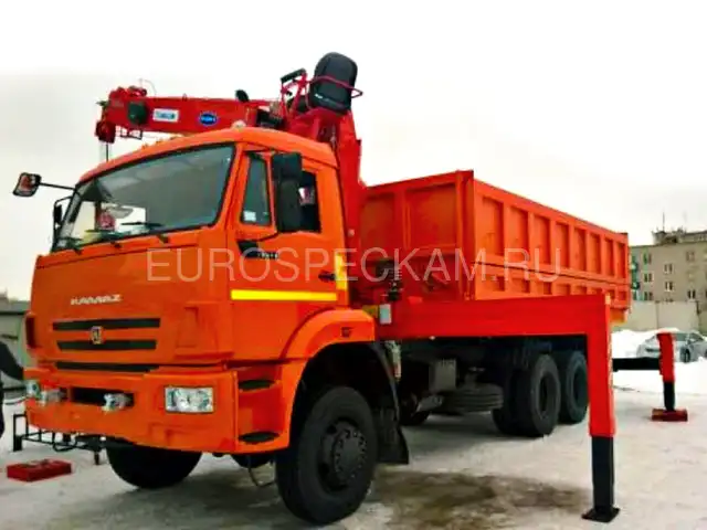 КАМАЗ 65111 самосвал с КМУ Kanglim KS 1256 G2 КАМАЗ 65111 самосвал с КМУ Kanglim KS 1256 G2