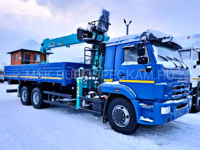 КАМАЗ 65117 бортовой с КМУ HKTC HLC-8016 КАМАЗ 65117 бортовой с КМУ HKTC HLC-8016