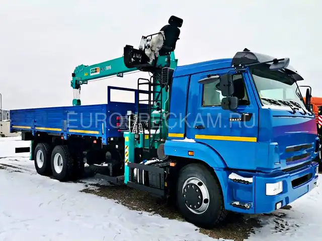 КАМАЗ 65117 бортовой с КМУ HKTC HLC-7016 КАМАЗ 65117 бортовой с КМУ HKTC HLC-7016