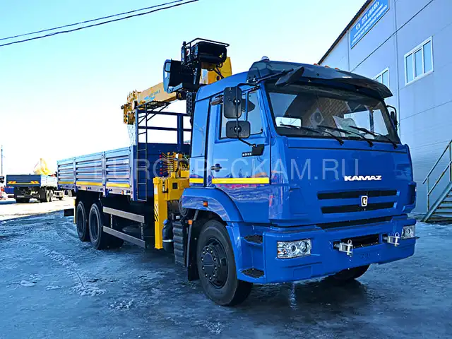 КАМАЗ 65117 бортовой с КМУ Soosan SCS 746L КАМАЗ 65117 бортовой с КМУ Soosan SCS 746L