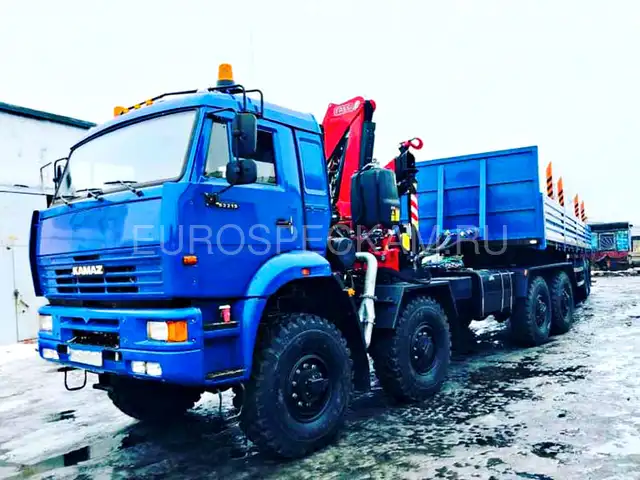 КАМАЗ 6560 бортовой с КМУ Fassi F155A.0.23 КАМАЗ 6560 бортовой с КМУ Fassi F155A.0.23
